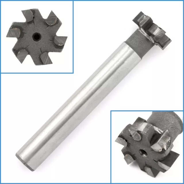 20mm x 6mm Carbide Blade T Slot Cutter End Mill Milling Cutter Tip Tipped Tool