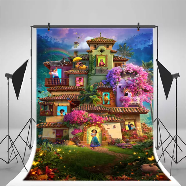 Encanto Movie Photography Backdrop Kids Birthday Party Photo Background Banner