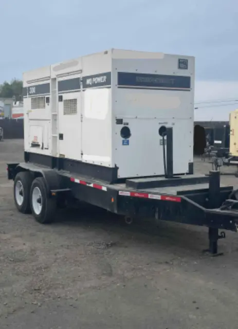 Multiquip Tier4 Final Dca300ss 240kw Trailer Mounted Diesel Generator 10k hrs