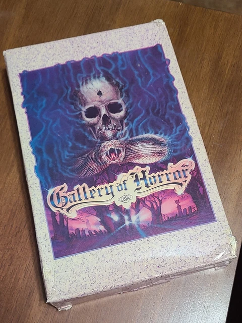 VERY RARE BIG BOX VHS Gallery Of Horror John Carradine Lon Chaney Jr 