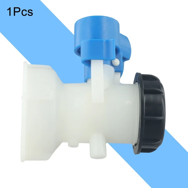EFFICIENT FLOW CONTROL for 1000L IBC Ton Bucket Plastic Butterfly Valve ...