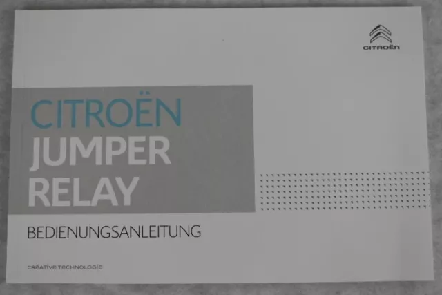 CITROEN JUMPER BEDIENUNGSANLEITUNG Juni 2017 Betriebsanleitung - Handbuch  EUR 28,90 - PicClick DE