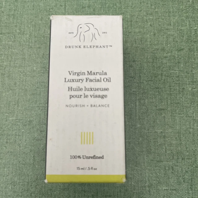 Aceite facial de lujo virgen elefante borracho Marula 0,5fl