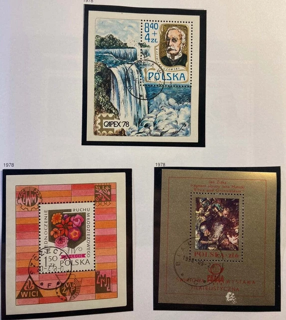 Poland 1978 Capex 78 Gzowski youth union flowers Praga 1978 stamp exh. Sheet