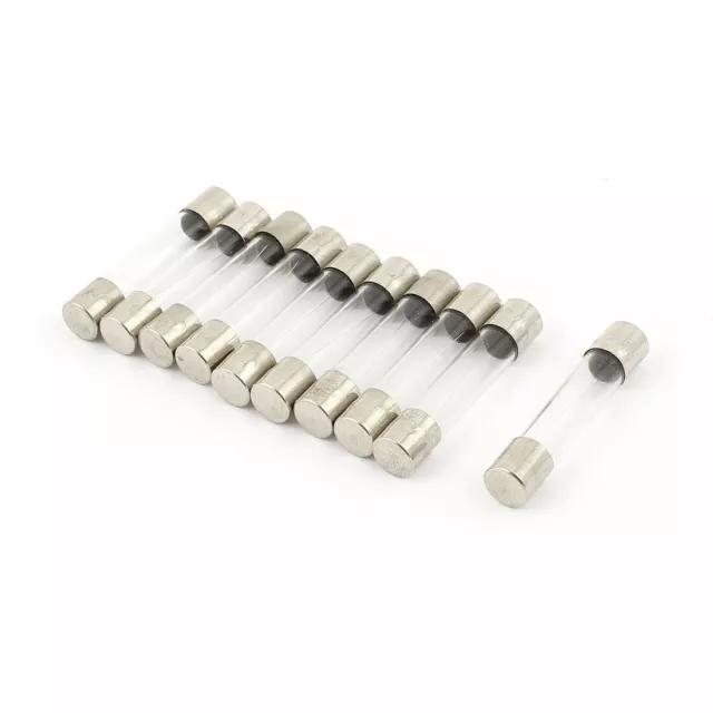 10Pcs Tubes Fusion Coup Rapide Fusible en verre 6 x 30mm 250V 1A 1000Ma