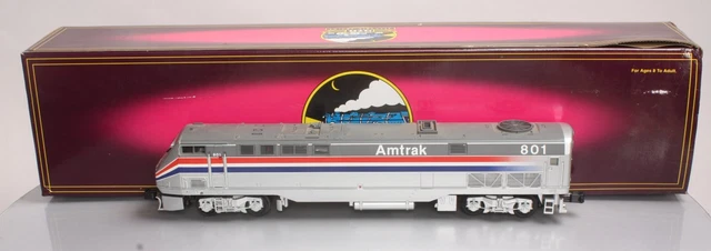 MTH 20-2230-1 Amtrak 3-Stripe Genesis Diesel Engine w/PS 2.0 #801 LN/Box