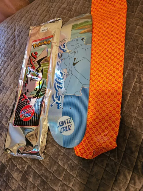 Santa Cruz Pokémon Blind Bag 8" Skateboard Deck Blastoise Brand New Still Sealed
