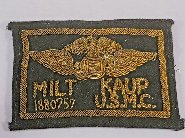 1950'S / VIETNAM WAR U.S. MARINE CORPS USMC FLIGHT JACKET BULLION PATCH