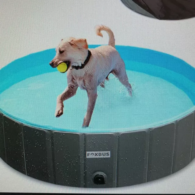 HA LOVIE Gris y Azul Damas Duro Fácil de Poner Plegable Baño Piscina Jardín Piscina NUEVO
