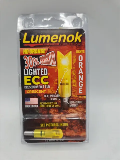 Burt Coyote Lumenok Lighted Nock Beman ECC HD Orange