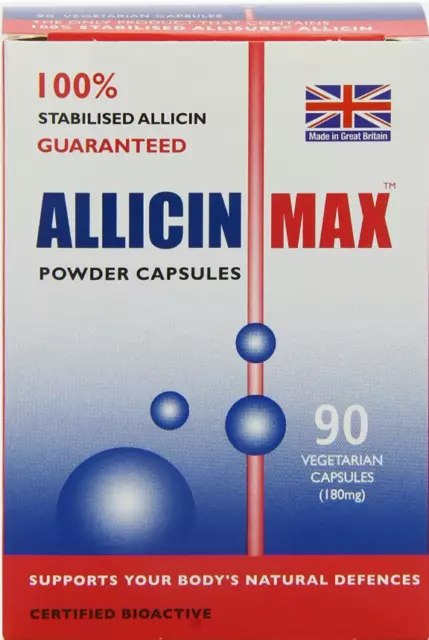 AllicinMax - 90 Capsules Vegetarian Capsules -SEE DETAILS