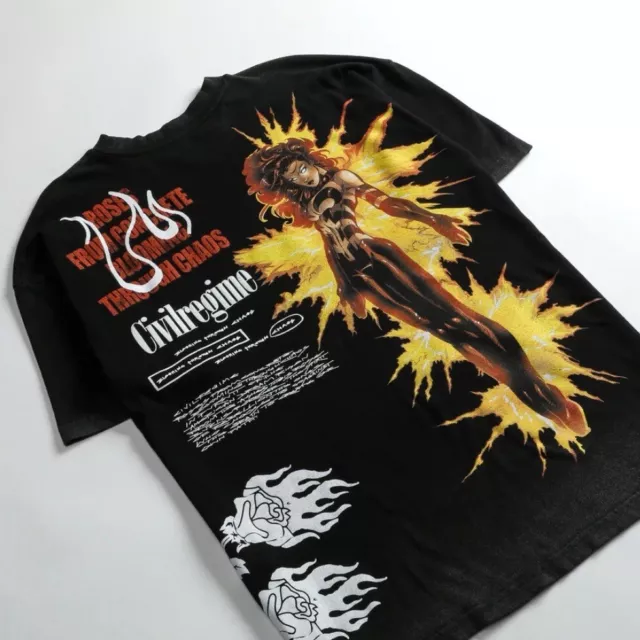 Size Medium X-Men Civil Regime Phoenix’s Rose American Classic Oversized Tee