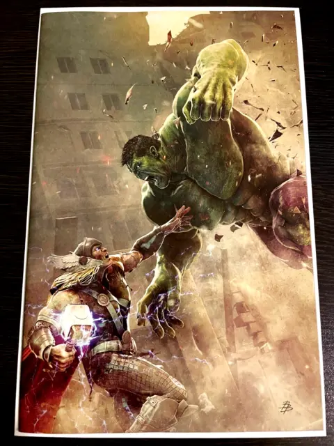 Hulk #8 Banner Of War Smash Thor Marvel Exclusive Virgin Cover Nm+