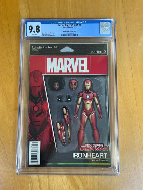 Invincible Iron Man #1 CGC 9.8 1st Riri Williams Action Figure Varnt Ironheart🔥