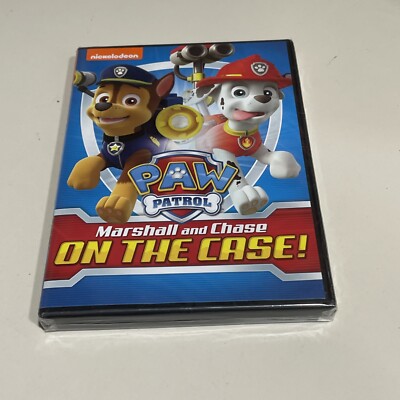 paw patrol dvd marshall and chase on the case