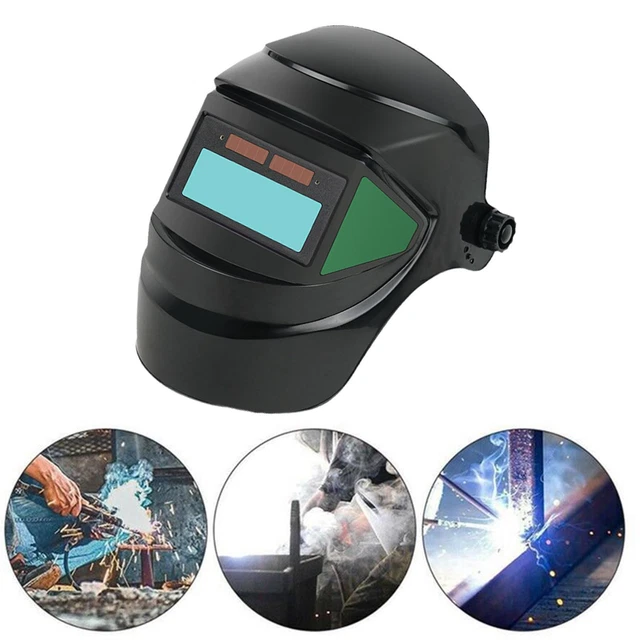 Large View True Color Solar Welder Helmet AutoDarkening Welding Helmet X1J2