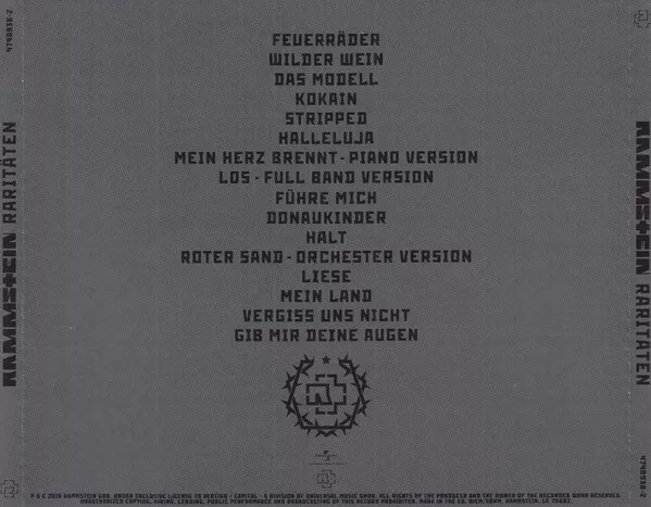 Rammstein "Raritäten " (CD) 2