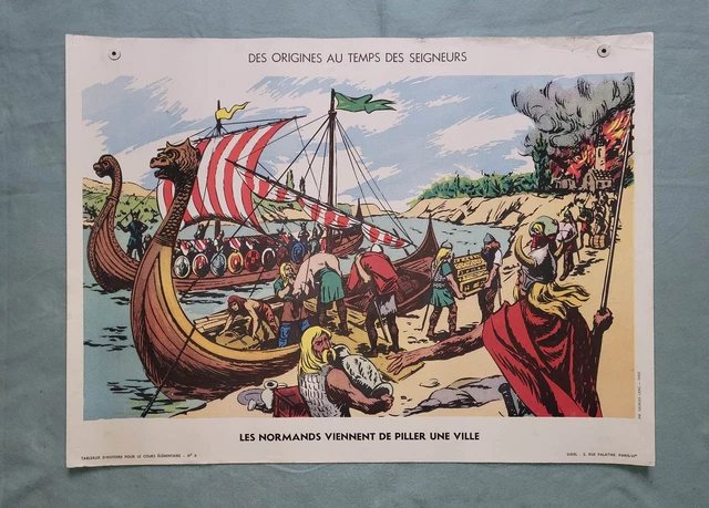 Ancienne Affiche Scolaire Sudel - Originale Et Vintage