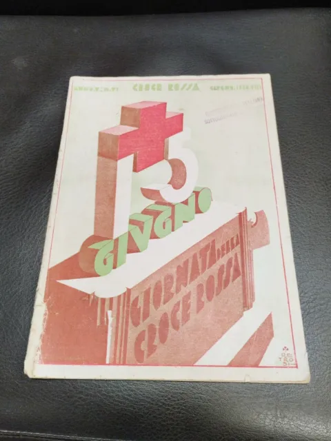 Ventennio 1930 Croce Rossa Libro  Illustraz. Retrosi
