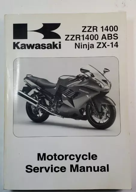 2006 Kawasaki ZZR 1400 ABS Ninja ZX-14 Service Atelier Manuel OEM 99924-1354-01