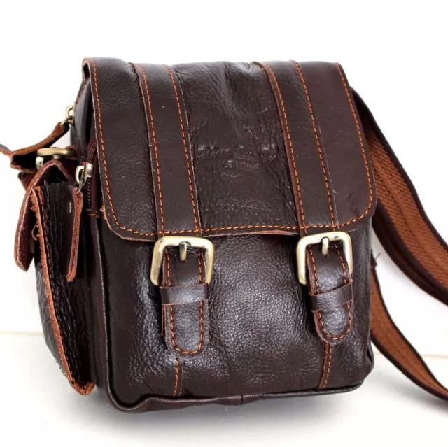 Genuine Leather Shoulder Bag Messenger vintage man organizer Tote wallet,Purse,