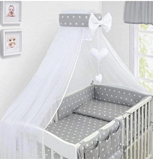 Cuna bebé cuna dosel mosquitera malla de encaje cúpula cubierta cortina verano