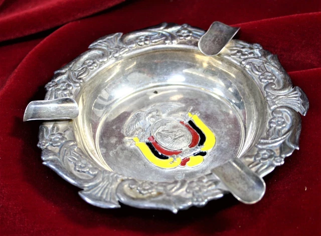 Ecuador .925 Sterling Silver Ash Tray! Amazing Condition!