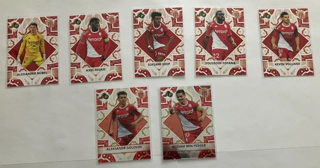 lot 8 CARTES PANINI SCORE 2022-23 LIGUE 1 As Monaco