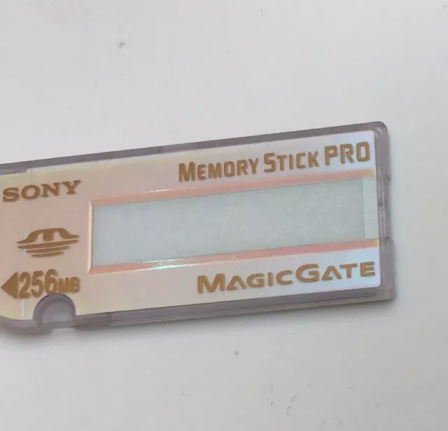 Genuine Sony PRO Memory Stick 256mb for Older Cybershot Cameras DSC P100 P12 Etc