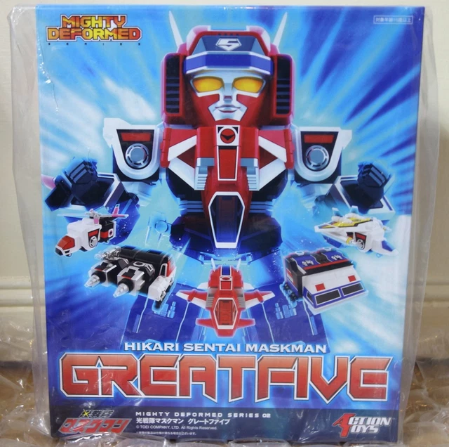 Figurine Bandai Bioman 2 / Maskman 1987 - Robot Complet Collection