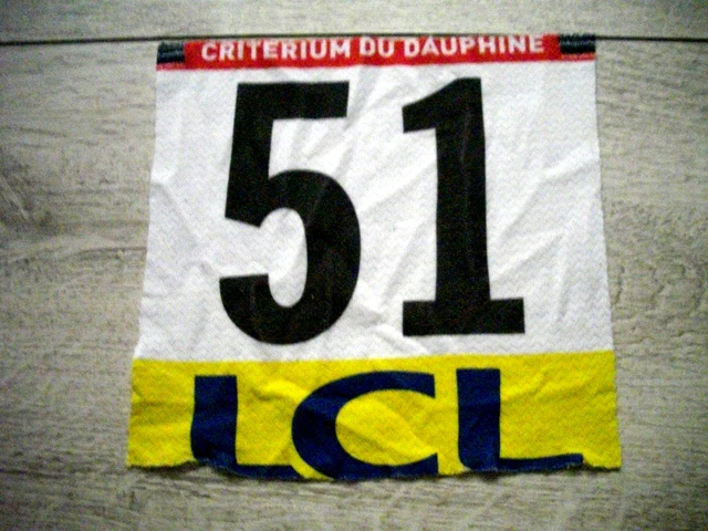 Lot De 4 Anciens Dossards Cyclisme - Course Vélo Flandres France Années 1970