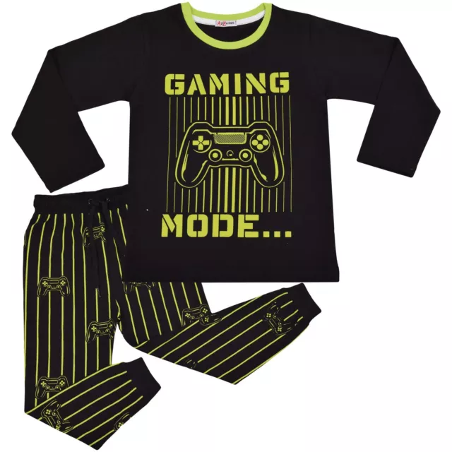 Kids Unisex Pyjamas Children PJs Gaming Sleepwear Loungewear Age 2-13