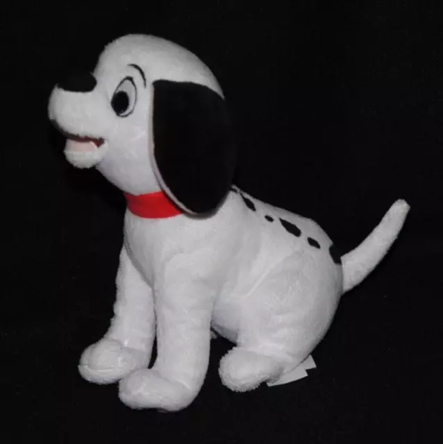 Peluche doudou chien 101 dalmatiens DISNEY noir blanc 17 cm NEUF