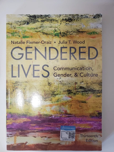 Gendered Lives by Natalie Fixmer-Oraiz and Julia T. Wood (2018, Trade Paperback,