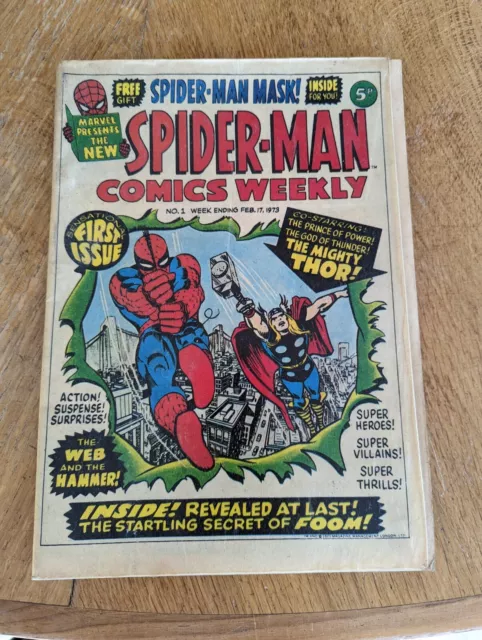 Spider-Man Comics Weekly  No.1 Week ending Feb 14th 1973