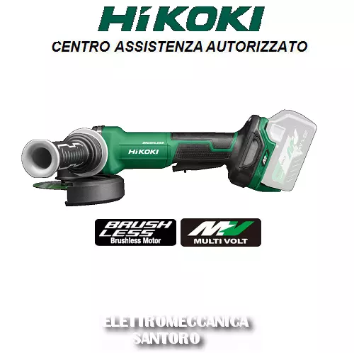 Amoladora Pila G3613DVF D 125 Voltio 36 Brushless Hikoki Hitachi Maleta