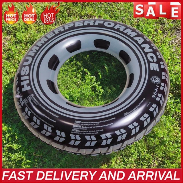 Inflatable Swimming Ring 90cm Floating Ring Tyre Design Adults Water Sports Toys