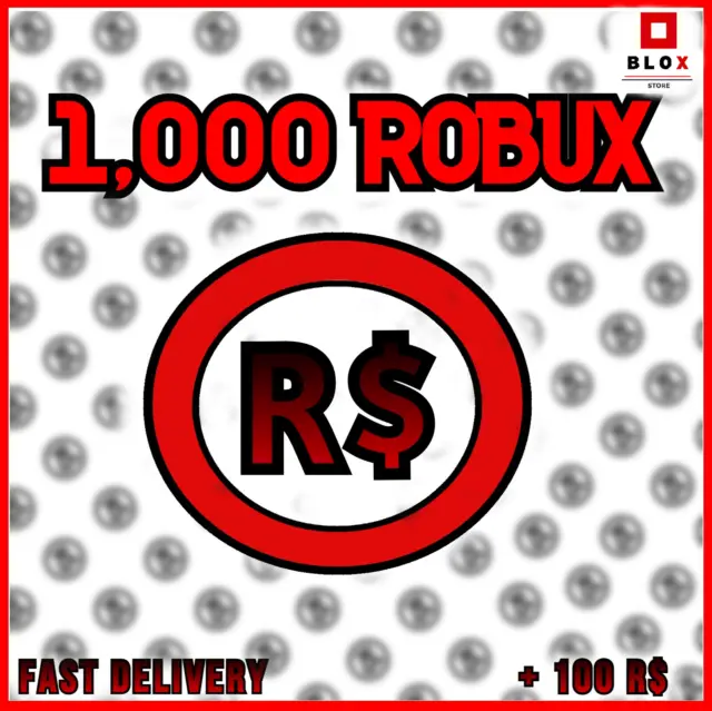 Roblox Digital Gift Code for 1,200 Robux [Redeem Worldwide - Includes  Exclusive Virtual Item] [Online Game Code]