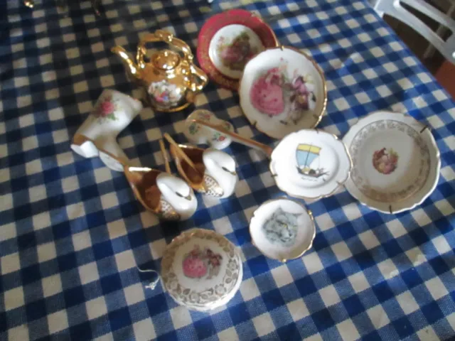 Lot De Barbotines Miniatures Divers Porcelaine Limoges Trinket Boxes 2