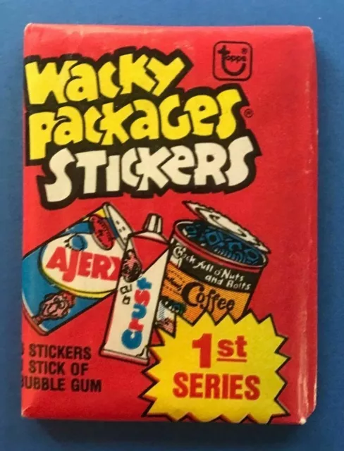 1979 Topps WACKY PACKAGES STICKERS 1st Series Wax Pack