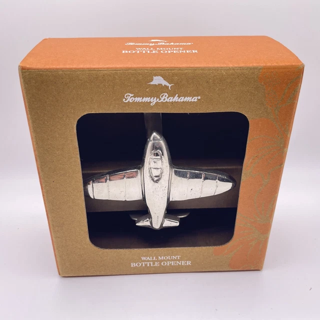 Tommy Bahama Retro Airplane Wall Mount Bottle Opener
