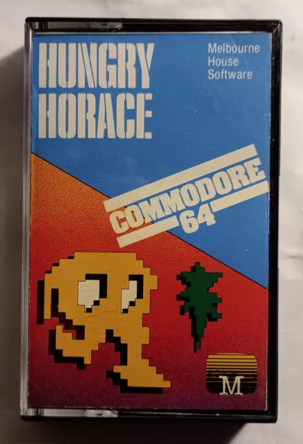 HUNGRY HORACE - Melbourne House original - Commodore 64 C64 - TESTED See photos