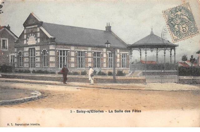 91 .n°106649 . soisy sur etiolles .la salle des fetes .