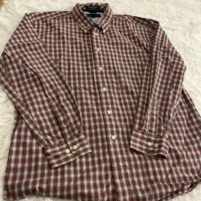 Tommy Hilfiger Heritage Poplin 80's Two Ply Button Up Pocket Shirt Men's XLT