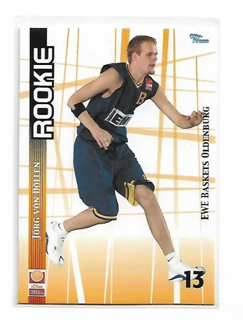 BBL Playercard - 01-02 Rookie - Jörg von Döllen - EWE Baskets Oldenburg #R 149