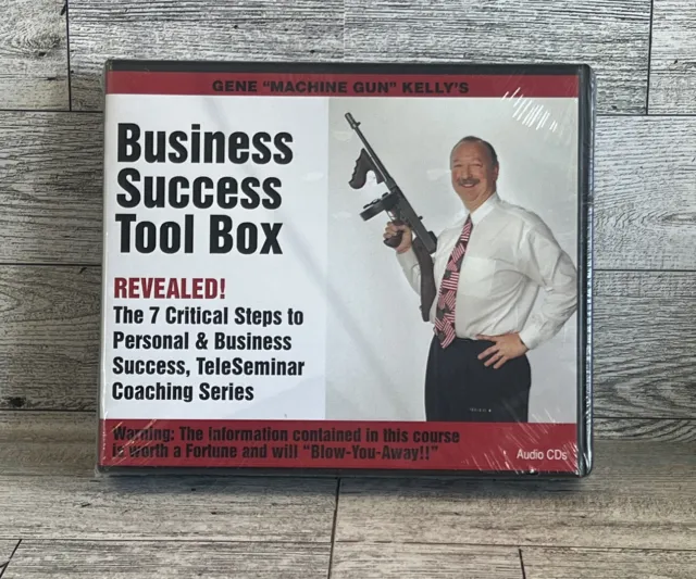 AGI: Gene "Machine Gun" Kelly’s Business Success Tool Box Audio CD’s 11 Disc Set