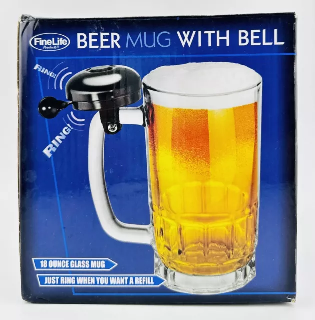 18 Ounce Beer Mug With Bell