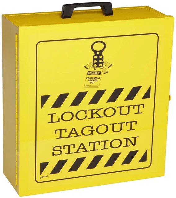 BRADY LC252M Lockout Station, UNFILLED, 16 in H x 14 in W x 6 in D