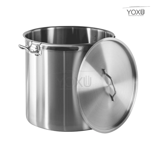 2 Coperchi In Acciaio Inox 14 Cm - Per Pentole, Barattoli E Contenitori, Con Manico Antiscottatura - Foto 7