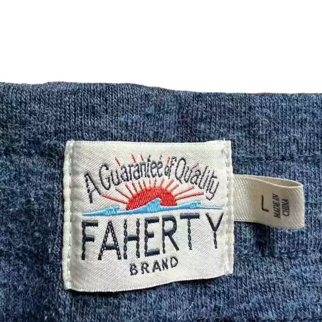 FAHERTY MENS DOUBLE Knit Jogger sweatpants size large $45.00 - PicClick